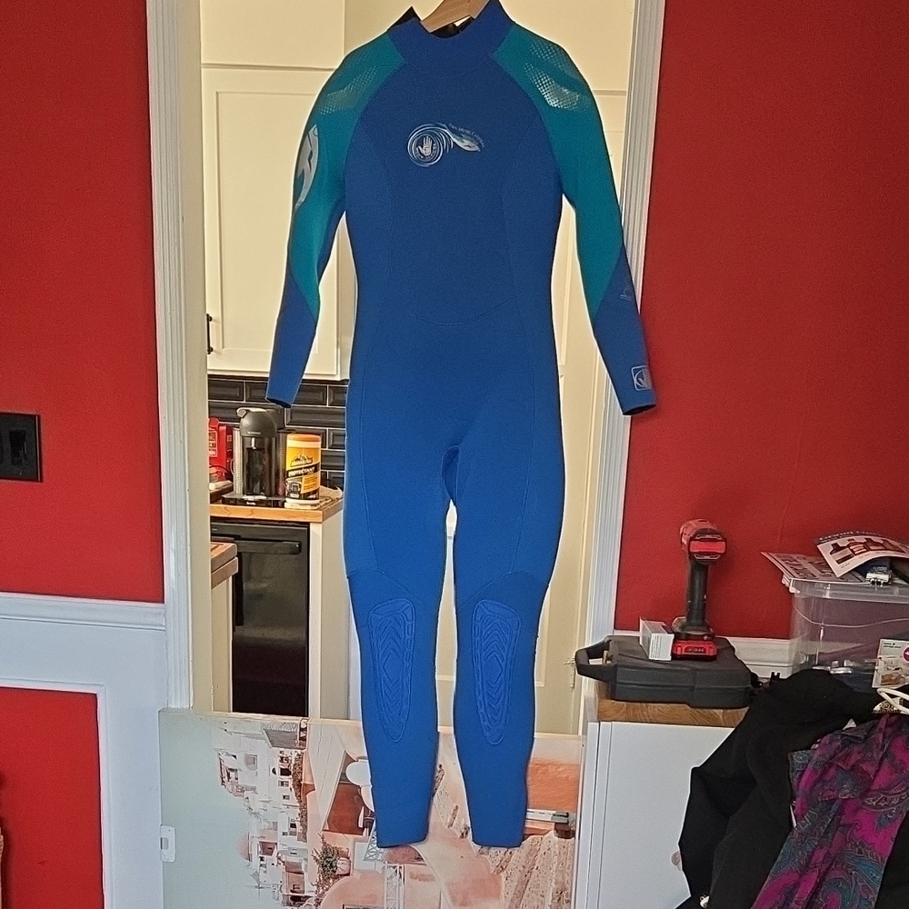 Blue Full-Body Wetsuit